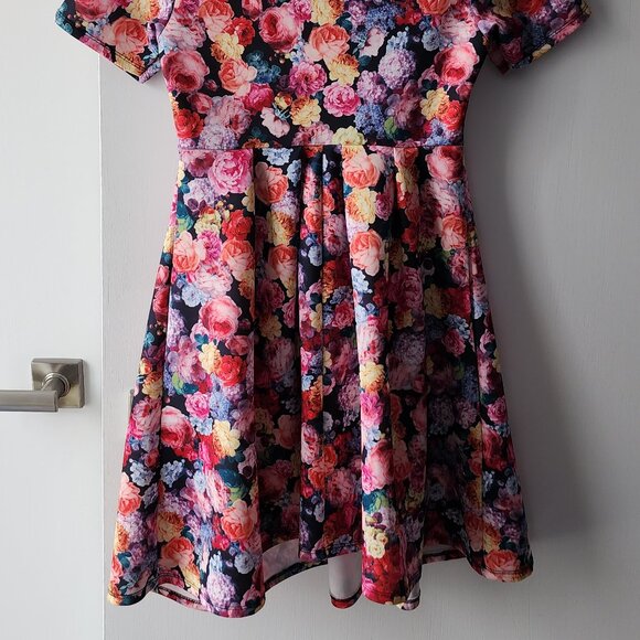ASOS Maternity Floral Flare Scuba Dress - Picture 7 of 7
